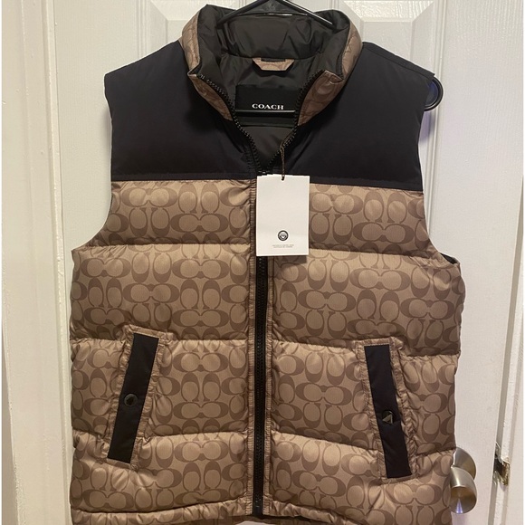 signature down vest coach